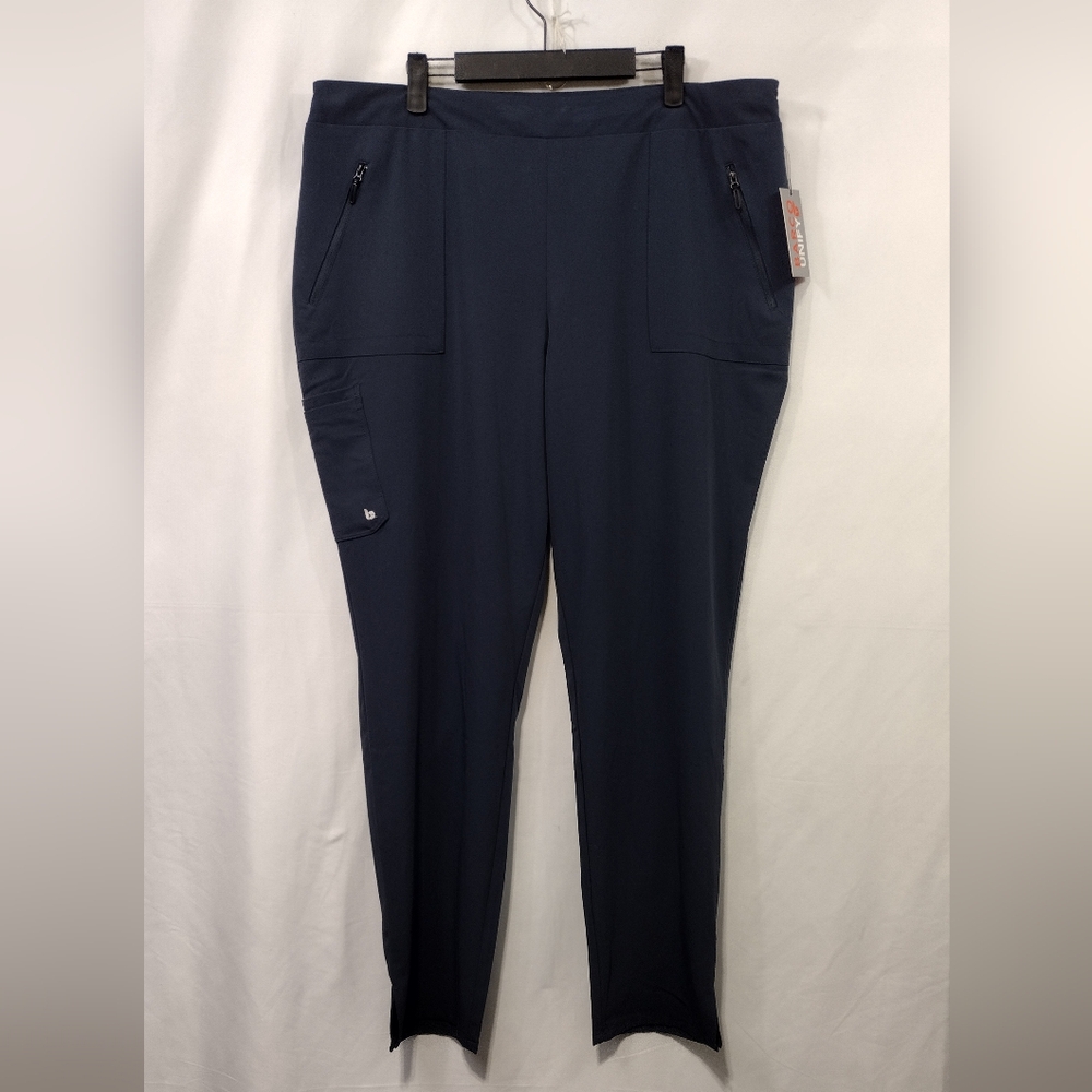 NWT Barco Unifyb Scrub Pants Womens XL Blue Nurse Doctor Medical